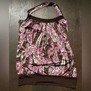 Neckholder Top Patterned